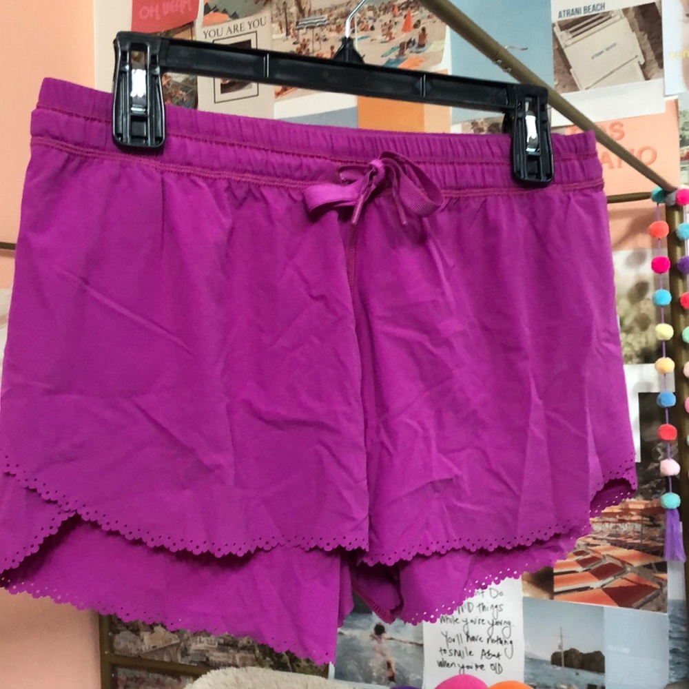 Lululemon magenta athletic shorts!